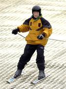 29 January 2005; Finbar Hughes, from Dungannon, Co. Tyrone, in action during the last Team Ireland training session prior to travelling to the 2005 Special Olympics Winter World Games. Ski Club of Ireland, Kilternan, Co. Wicklow. Picture credit; Damien Eagers / SPORTSFILE