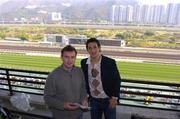 23 January 2005; William Kirby, left and Paul Galvin, both of Kerry, at the races on the occasion of The Ireland Trophy. Sin Tin Raceecourse, Hong Kong, China. Picture credit; Ray McManus / SPORTSFILE
