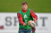 19 November 2013; Munster's Jonathan Holland during squad training ahead of their Celtic League 2013/14, Round 8, game against Cardiff Blues on Saturday. Munster Rugby Squad Training and Press Briefing, University of Limerick, Limerick. Picture credit: Diarmuid Greene / SPORTSFILE