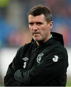 19 November 2013; Republic of Ireland assistant manager Roy Keane during the pre-match warm up. Friendly International, Poland v Republic of Ireland, Municipal Stadium, Poznan, Poland. Picture credit: David Maher / SPORTSFILE