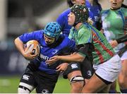 22 November 2013; Ann Marie Rooney, Leinster, is tackled by Sian Kersse, Exiles. Women's Interprovincial Rugby Friendly, Leinster v Exiles, Ashbourne RFC, Ashbourne, Co. Meath. Picture credit: Pat Murphy / SPORTSFILE