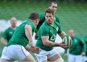 23 November 2013; Ireland's Sean O'Brien in action during the captain's run ahead of their Guinness Series International match against New Zealand on Sunday. Ireland Rugby Squad Captain's Run, Aviva Stadium, Lansdowne Road, Dublin. Picture credit: Matt Browne / SPORTSFILE