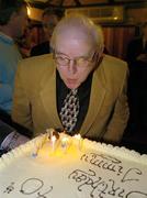 4 February 2005; Jimmy Magee at his 70th birthday. Shannon Oaks Hotel, Portumna, Co. Galway. Picture credit; Ray McManus / SPORTSFILE