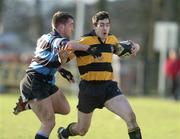 5 February 2005; Ross Jackson, Co. Carlow, in action against Brian Tuohy, Shannon. AIB All Ireland League 2004-2005, Division 1, Co. Carlow v Shannon, Oak Park, Co. Carlow. Picture credit; Matt Browne / SPORTSFILE