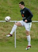 6 February 2005; Liam Miller, Republic of Ireland, in action during squad training. Malahide FC, Malahide, Co. Dublin. Picture credit; David Maher / SPORTSFILE