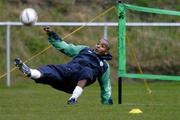 6 February 2005; Clinton Morrison, Republic of Ireland, in action during squad training. Malahide FC, Malahide, Co. Dublin. Picture credit; David Maher / SPORTSFILE