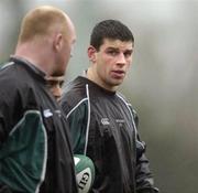 8 February 2005; Denis Leamy during Ireland rugby squad training. Naas Rugby Club, Co. Kildare. Picture credit; Matt Browne / SPORTSFILE