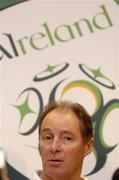 8 February 2005; Republic of Ireland manager Brian Kerr speaking during a press conference after squad training. Malahide FC, Malahide, Dublin. Picture credit; Pat Murphy / SPORTSFILE