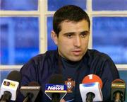 8 February 2005; Portugal captain Pauleta during a press conference. Lansdowne Road, Dublin. Picture credit; David Maher / SPORTSFILE
