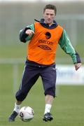 8 February 2005; Robbie Keane, Republic of Ireland, in action during squad training. Malahide FC, Malahide, Dublin. Picture credit; Pat Murphy / SPORTSFILE