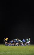 22 November 2013; The Leinster and Exiles players in a scrum during the game. Women's Interprovincial Rugby Friendly, Leinster v Exiles, Ashbourne RFC, Ashbourne, Co. Meath. Picture credit: Pat Murphy / SPORTSFILE