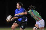 22 November 2013; Ailis Egan, Leinster, is tackled by Laura Quinn, Exiles. Women's Interprovincial Rugby Friendly, Leinster v Exiles, Ashbourne RFC, Ashbourne, Co. Meath. Picture credit: Pat Murphy / SPORTSFILE