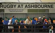 22 November 2013; Supporters at the game. Women's Interprovincial Rugby Friendly, Leinster v Exiles, Ashbourne RFC, Ashbourne, Co. Meath. Picture credit: Pat Murphy / SPORTSFILE
