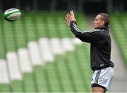 23 November 2013; New Zealand's Aaron Cruden during the captain's run ahead of their Guinness Series International match against Ireland on Sunday. New Zealand Rugby Squad Captain's Run, Aviva Stadium, Lansdowne Road, Dublin. Picture credit: Matt Browne / SPORTSFILE