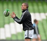 23 November 2013; New Zealand's Aaron Cruden during the captain's run ahead of their Guinness Series International match against Ireland on Sunday. New Zealand Rugby Squad Captain's Run, Aviva Stadium, Lansdowne Road, Dublin. Picture credit: Matt Browne / SPORTSFILE