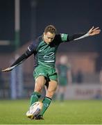 23 November 2013; Dan Parks, Connacht, kicks a conversion. Celtic League 2013/14, Round 8, Connacht v Scarlets, The Sportsground, Galway. Picture credit: Diarmuid Greene / SPORTSFILE