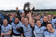 24 November 2013; Na Piarsaigh players celebrate with the cup. AIB Munster Senior Club Hurling Championship Final, Na Piarsaigh, Limerick v Sixmilebridge, Clare. Cusack Park, Ennis, Co. Clare. Picture credit: Diarmuid Greene / SPORTSFILE