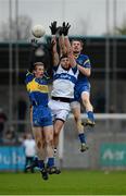 24 November 2013; Conor Gillespie, St Vincent's, in action against Cameron Diamond and Adam Baxter, Summerhill. AIB Leinster Senior Club Football Championship Semi-Final, St Vincent's, Dublin v Summerhill, Meath. Parnell Park, Dublin. Picture credit: Ray McManus / SPORTSFILE
