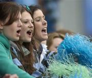 11 February 2005; St. Gerard's School supporters cheer on their team. Leinster Schools Senior Cup Quarter-Final, St. Gerard's School v Terenure College, Donnybrook, Dublin. Picture credit; Matt Browne / SPORTSFILE