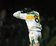 12 February 2005; Ciaran McManus, Offaly, rues a missed chance. Allianz National Football League, Division 1A, Kerry v Offaly, Austin Stack Park, Tralee, Co. Kerry. Picture credit; Ray McManus / SPORTSFILE