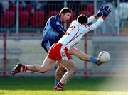 13 February 2005; Conal Keaney, in action against Ryan McMenamin, Tyrone. Allianz National Football League, Division 1A, Tyrone v Dublin, Healy Park, Omagh, Co. Tyrone. Picture credit; David Maher / SPORTSFILE