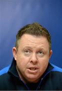 27 November 2013; Leinster head coach Matt O'Connor during a press conference ahead of their Celtic League 2013/14, Round 9, game against Scarlets on Saturday. Leinster Rugby Press Conference, Leinster Rugby Head office, UCD, Belfield, Dublin. Picture credit: Diarmuid Greene / SPORTSFILE