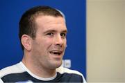 27 November 2013; Leinster's Shane Jennings during a press conference ahead of their Celtic League 2013/14, Round 9, game against Scarlets on Saturday. Leinster Rugby Press Conference, Leinster Rugby Head office, UCD, Belfield, Dublin. Picture credit: Diarmuid Greene / SPORTSFILE
