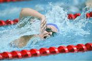 30 November 2013; Grainne Murphy, New Ross swimming club, competing in the Women's 400M Freestyle at the Irish Short Course Swimming Championships 2013. Lagan Valley Leisureplex, Lisburn, Co. Antrim. Picture credit: Oliver McVeigh / SPORTSFILE