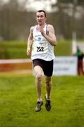 19 February 2005; Gary Murray, St. Malachy's A.C., approaches the finish on his way to winning the Senior Mens event. AAI National Inter Club Cross Country Championships, Santry, Dublin. Picture credit; Brian Lawless / SPORTSFILE