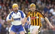 20 February 2005; Richard Power, Kilkenny, in action against Eoin Murphy, Waterford. 2005 Allianz National Hurling League, Division 1A, Waterford v Kilkenny, Walsh Park, Waterford. Picture credit; Matt Browne / SPORTSFILE