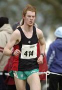 19 February 2005; Sean Smith, Shercock A.C., in action during the Junior Mens event. AAI National Inter Club Cross Country Championships, Santry, Dublin. Picture credit; Brian Lawless / SPORTSFILE
