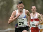 19 February 2005; Peter Matthews, Dundrum South Dublin A.C., in action during the Senior Mens event. AAI National Inter Club Cross Country Championships, Santry, Dublin. Picture credit; Brian Lawless / SPORTSFILE