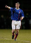 22 February 2005; James Irwin, Linfield. Pre-Season Friendly, Derry City v Linfield, Brandywell, Derry. Picture credit; David Maher / SPORTSFILE