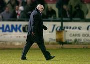 22 February 2005; Linfield manager David Jeffries. Pre-Season Friendly, Derry City v Linfield, Brandywell, Derry. Picture credit; David Maher / SPORTSFILE