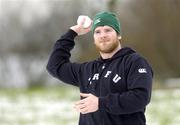 23 February 2005; Gordon D'Arcy pictured after Ireland rugby squad training. Terenure Rugby Club, Dublin. Picture credit; Matt Browne / SPORTSFILE
