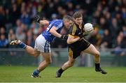 1 December 2013; Kieran O'Leary, Dr. Crokes, in action against David Ryan, Cratloe. AIB Munster Senior Club Football Championship Final, Dr. Crokes, Kerry, v Cratloe, Clare. Gaelic Grounds, Limerick. Picture credit: Stephen McCarthy / SPORTSFILE