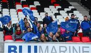 30 November 2013; Leinster supporters at the game. Women's Interprovincial, Ulster v Leinster, Ravenhill Park, Belfast, Co. Antrim. Picture credit: Oliver McVeigh / SPORTSFILE