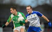 1 December 2013; Darren McGinley, Glenswilly, in action against Darren Lawn, Ballinderry Shamrocks. AIB Ulster Senior Club Football Championship Final, Glenswilly, Donegal v Ballinderry Shamrocks, Derry, Healy Park, Omagh, Co. Tyrone. Picture credit: Oliver McVeigh / SPORTSFILE
