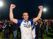 1 December 2013; Kevin McGuckin, Ballinderry Shamrocks, celebrates after the game. AIB Ulster Senior Club Football Championship Final, Glenswilly, Donegal v Ballinderry Shamrocks, Derry, Healy Park, Omagh, Co. Tyrone. Picture credit: Oliver McVeigh / SPORTSFILE