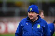 1 December 2013; Ballinderry Shamrocks manager Martin McKinless. AIB Ulster Senior Club Football Championship Final, Glenswilly, Donegal v Ballinderry Shamrocks, Derry, Healy Park, Omagh, Co. Tyrone. Picture credit: Oliver McVeigh / SPORTSFILE