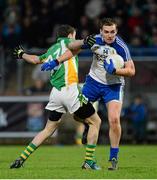 1 December 2013; Ryan Bell, Ballinderry Shamrocks, in action against Ryan Toner, Glenswilly. AIB Ulster Senior Club Football Championship Final, Glenswilly, Donegal v Ballinderry Shamrocks, Derry, Healy Park, Omagh, Co. Tyrone. Picture credit: Oliver McVeigh / SPORTSFILE