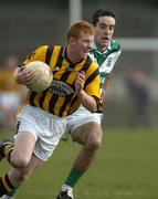 20 February 2005; Michael McNamee, Crossmaglen Rangers, in action against Aidan Fennelly, Portlaoise. AIB All-Ireland Club Senior Football Championship Semi-Final, Crossmaglen Rangers v Portlaoise, Parnell Park, Dublin. Picture credit; Damien Eagers / SPORTSFILE