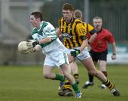 20 February 2005; Craig Rogers, Portlaoise, in action against Anthony Cunningham, Crossmaglen Rangers. AIB All-Ireland Club Senior Football Championship Semi-Final, Crossmaglen Rangers v Portlaoise, Parnell Park, Dublin. Picture credit; Damien Eagers / SPORTSFILE