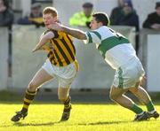 20 February 2005; Michael McNamee, Crossmaglen Rangers, in action against Aidan Fennelly, Portlaoise. AIB All-Ireland Club Senior Football Championship Semi-Final, Crossmaglen Rangers v Portlaoise, Parnell Park, Dublin. Picture credit; Damien Eagers / SPORTSFILE
