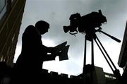 25 February 2005; FAI Chief Executive Officer John Delaney at the announcement by the FAI of details of a major TV rights agreement for domestic soccer with RTE, TG4, and Setanta. Jury's Hotel, Ballsbridge, Dublin. Picture credit; David Maher / SPORTSFILE