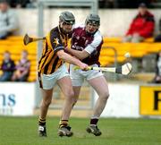 27 February 2005; John Hoyne, Kilkenny, in action against Liam Hodgins, Galway. Allianz National Hurling League, Division 1A, Kilkenny v Galway, Nowlan Park, Kilkenny. Picture credit; Pat Murphy / SPORTSFILE