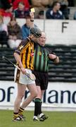 27 February 2005; Martin Comerford, Kilkenny, is sent to the sin bin by referee Ger Harrington. Allianz National Hurling League, Division 1A, Kilkenny v Galway, Nowlan Park, Kilkenny. Picture credit; Pat Murphy / SPORTSFILE