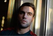 4 December 2013; Munster's Conor Murray after a press conference ahead of their Heineken Cup 2013/14, Pool 6, Round 3, game against Perpignan on Sunday. Munster Rugby Press Conference, Castletroy Park Hotel, Limerick. Picture credit: Diarmuid Greene / SPORTSFILE