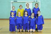 4 December 2013; The Sacred Heart School, Westport, team. FAI All-Ireland Post Primary Schools First Year Futsal Finals, Franciscan College, Sports Centre, Gormanston, Co. Meath. Picture credit: Ramsey Cardy / SPORTSFILE