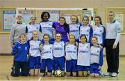 4 December 2013; The Loreto College, Kilkenny, team. FAI All-Ireland Post Primary Schools First Year Futsal Finals, Franciscan College, Sports Centre, Gormanston, Co. Meath. Picture credit: Ramsey Cardy / SPORTSFILE